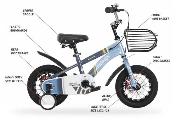 KONEX 12KX303 Sky Blue — feature callouts